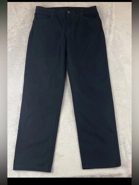 George Mens black Straight Leg Pants size 33x30